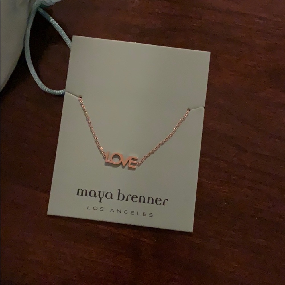 Maya a Renner Love necklace